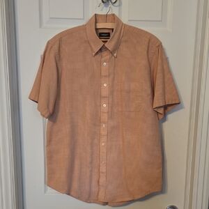 Van Heusen Men's Checkered Short Sleeve Shirt